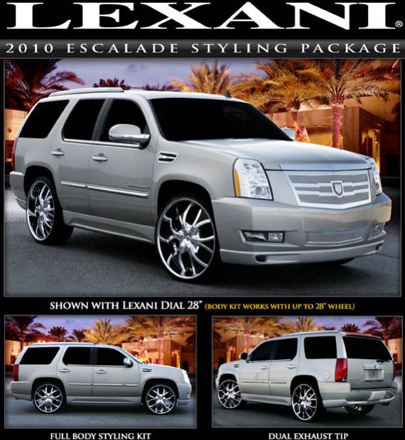 LEXANI 2010 ESCALADE BODY STYLING PACKAGE