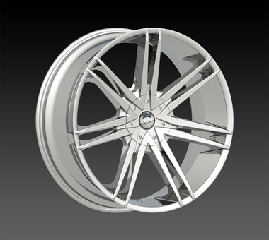 Borghini BW 20 Chrome Wheels