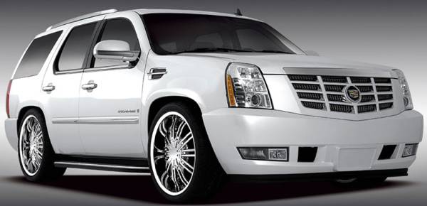 2008 Cadillac Escalade on Platinum Monolith Wheels