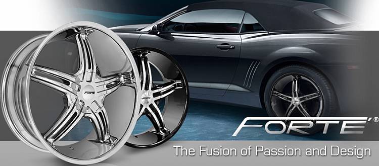 Forte' Legend Chrome Wheels and Custom Rims