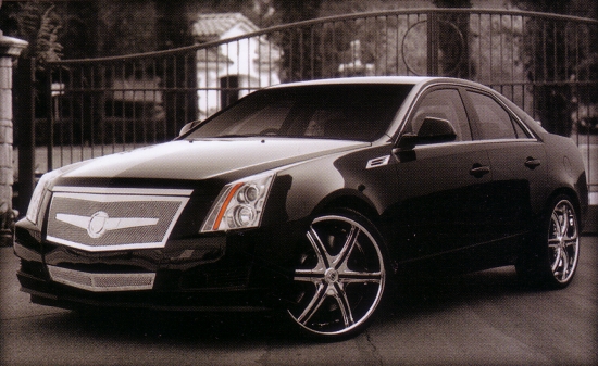  2008 Cadillac CTS on Lexani LX-6 and Grille Kit