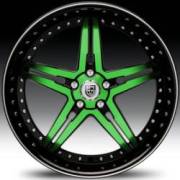 Lexani LX-15 Green and Black
