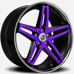 Lexani R-Five Purple Flat Black