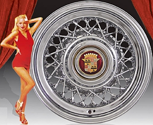 Truespoke Appliance Plating Style Cadillac Wire Wheels