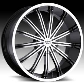 Vision 456 Xtacy Black Machined