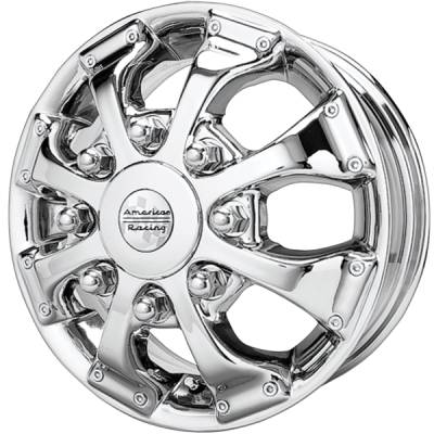 American Racing AR654 D-8Dually Front Chrome