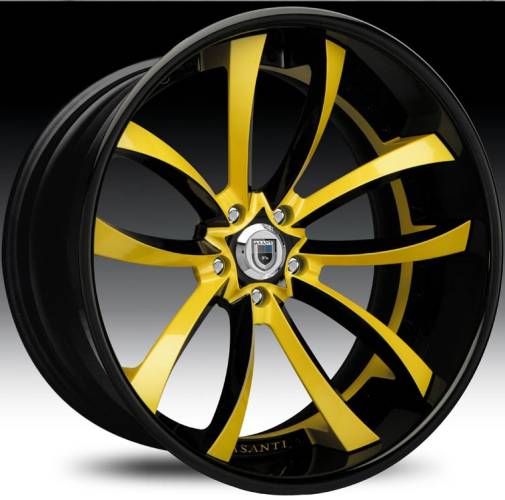 Asanti Concave CX-503 Black with Yellow Face