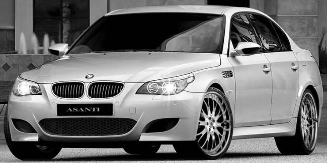 BMW on Asanti AF145 chrome wheels
