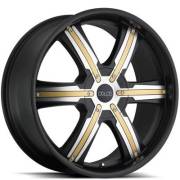Dolce DC76 Matte Black Machined Gold Inserts