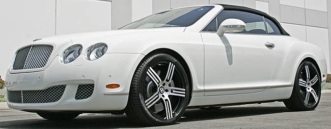 Giovanna Forged Falluja Black Wheels for Bentley