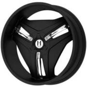 Helo Wheels HE849 Gloss Black with Chrome Accents