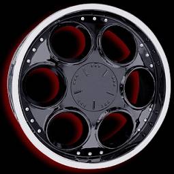 20 inch Mega 835 Black Wheels