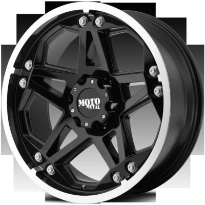 Moto Metal MO960 Black Machined Wheels