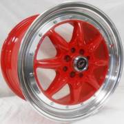 White Diamond 8006 Red Custom Wheels